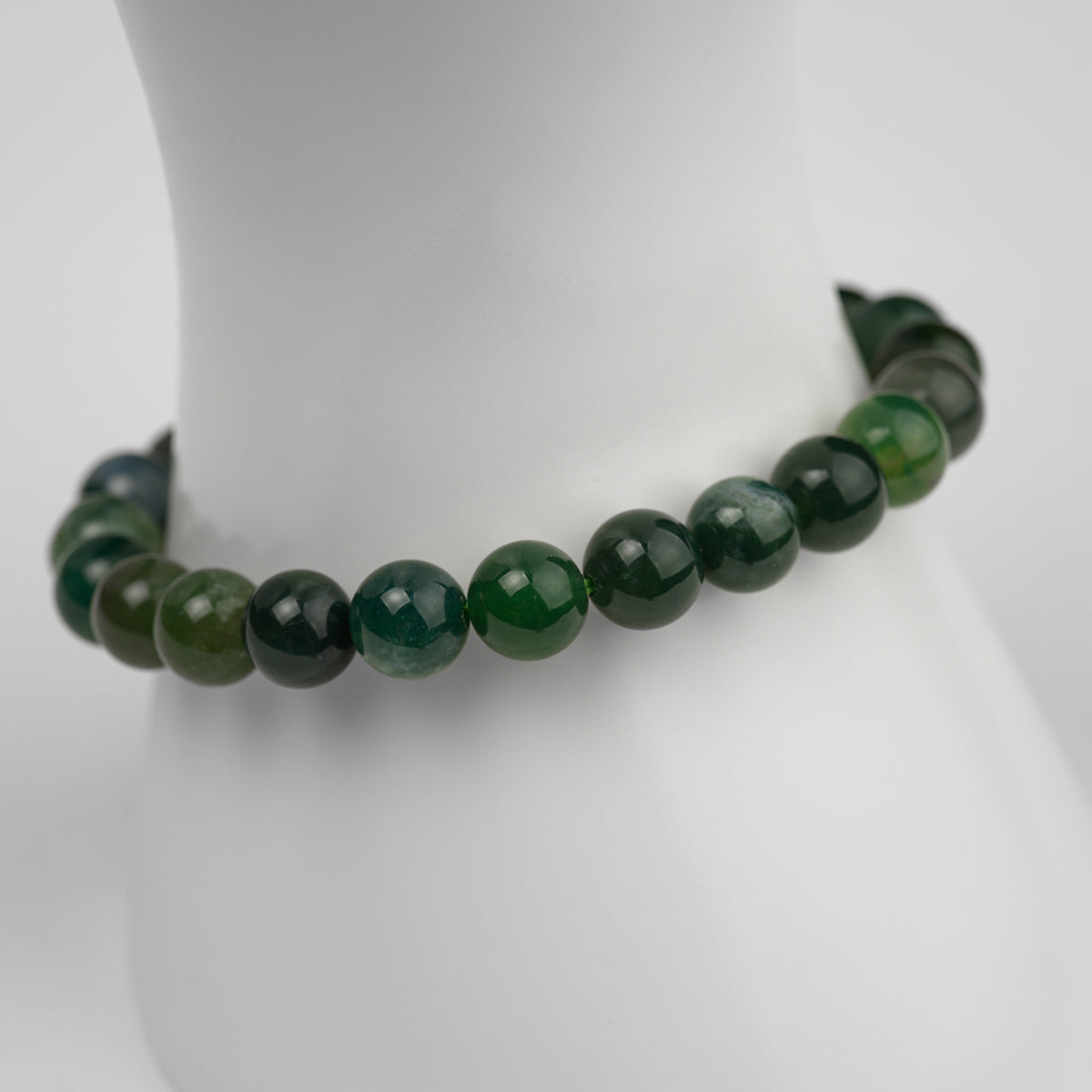 Moos Achat Armband 4/6/8mm