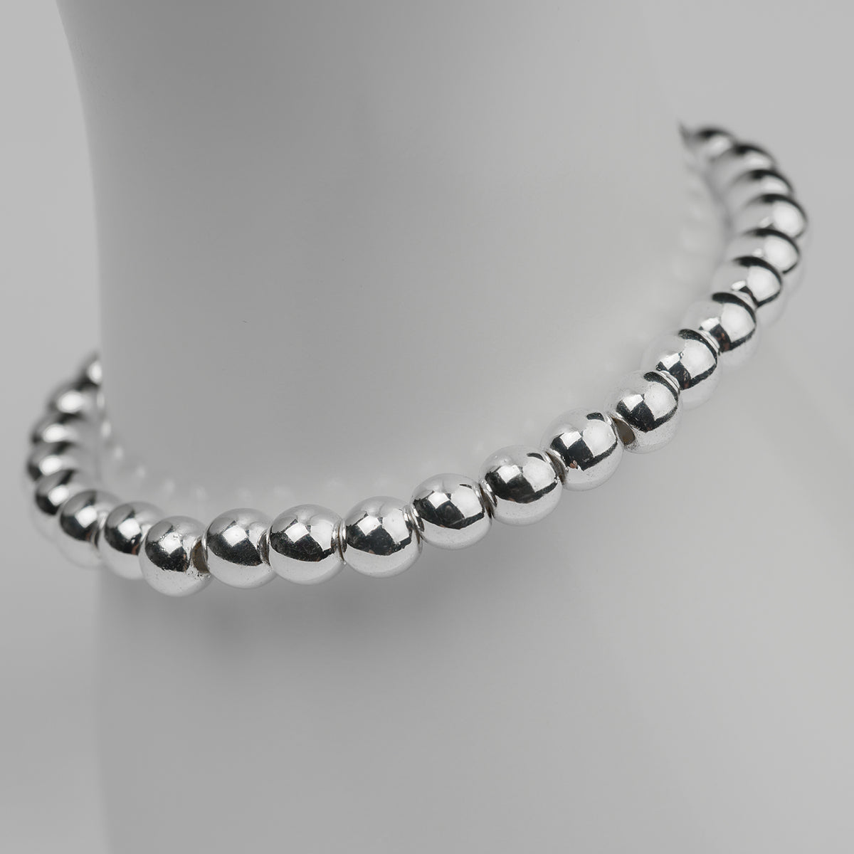 Hämatit Armband bedampft Silber Gold Rose 6mm