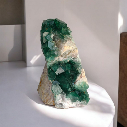 Grüne Fluorit Stufe Madagaskar