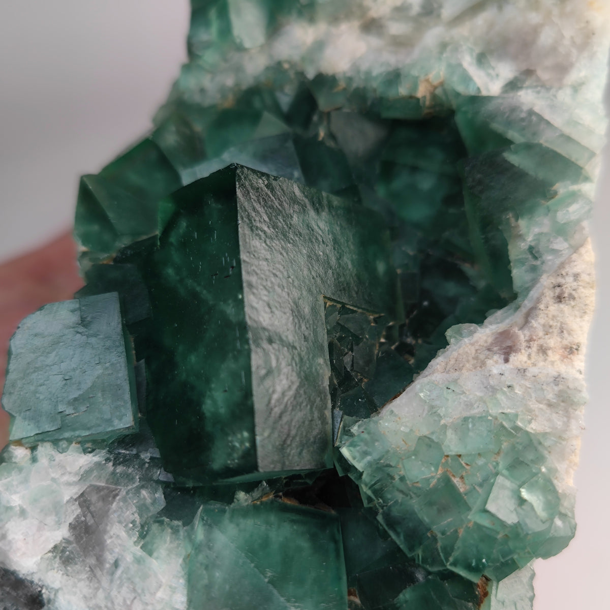 Grüne Fluorit Stufe Madagaskar