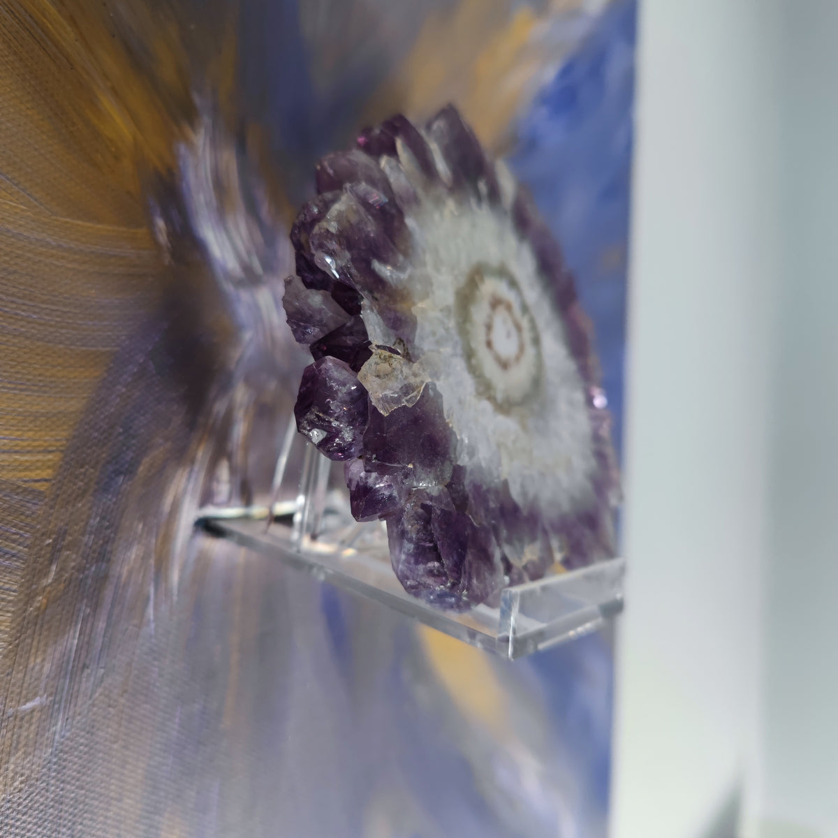 Amethyst Stalaktit Aura Bild