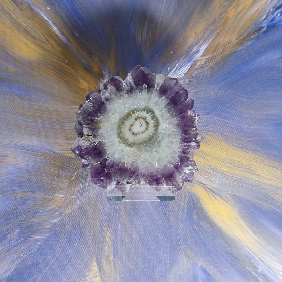 Amethyst Stalaktit Aura Bild