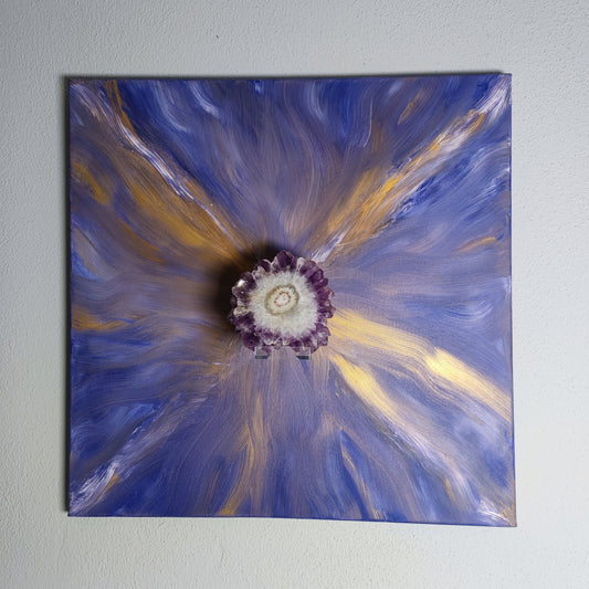 Amethyst Stalaktit Aura Bild