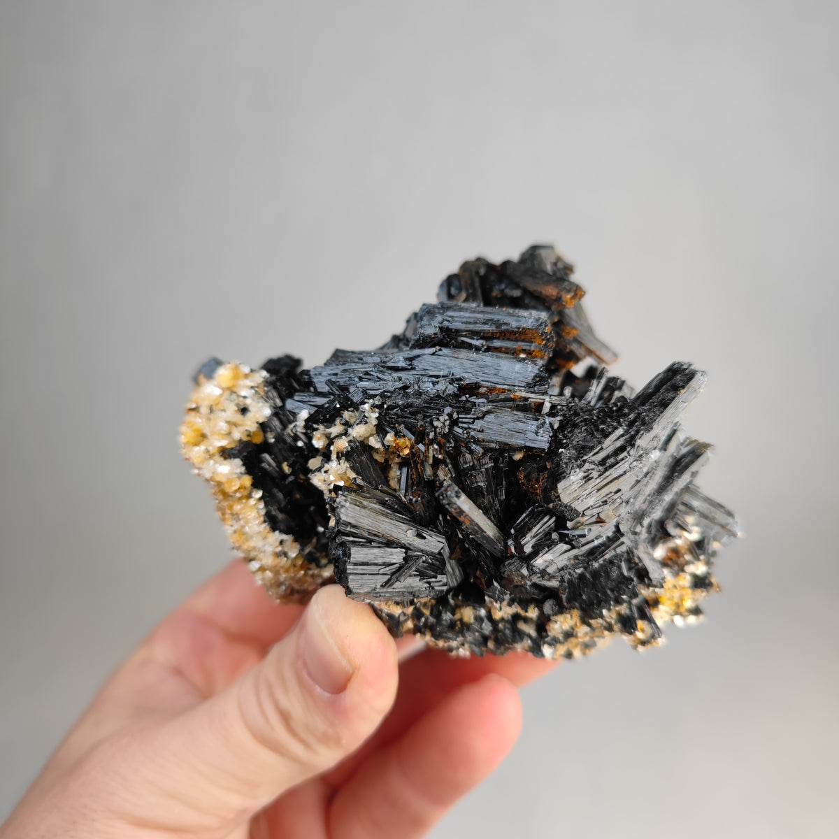 Schörl Turmalin mit Muskovit Glimmer , Namibia