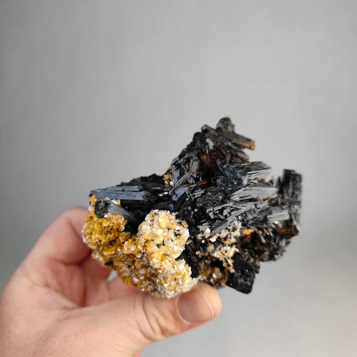 Schörl Turmalin mit Muskovit Glimmer , Namibia