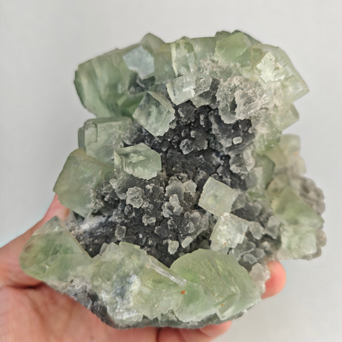 Grüne Fluorit Stufe, Xianghualing Hunan China