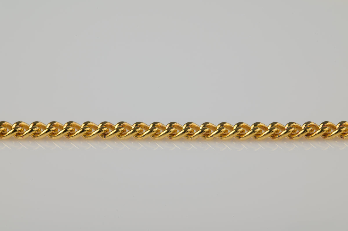 Medaillon 925er Sterlingsilber 24k Gelbgold vergoldet 25mm mit Elba Hämatit