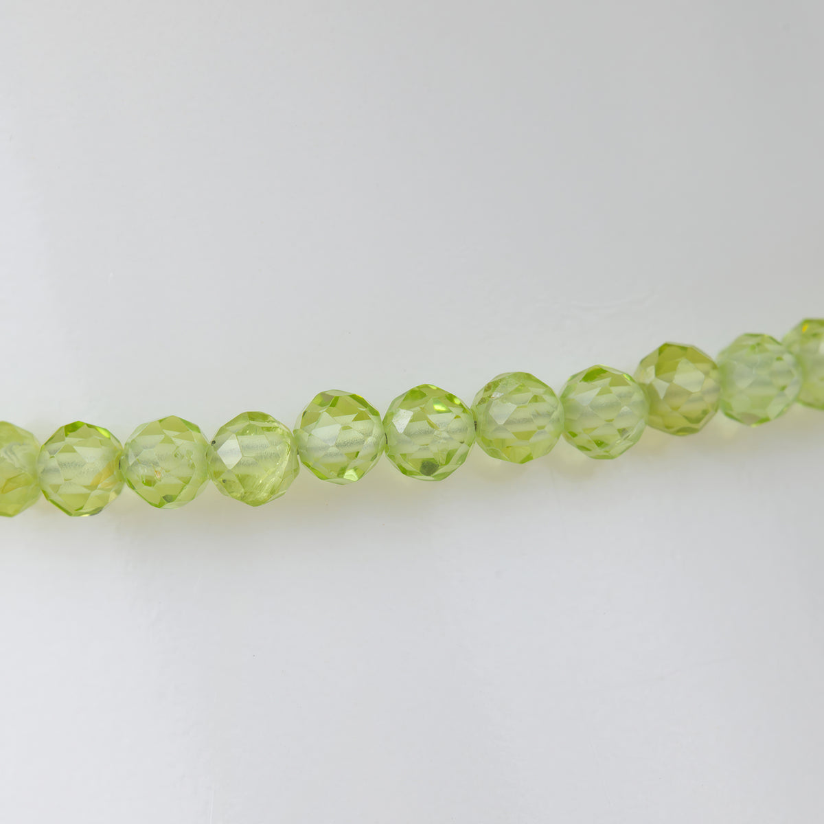 Olivin Peridot 925 Silber facetiert