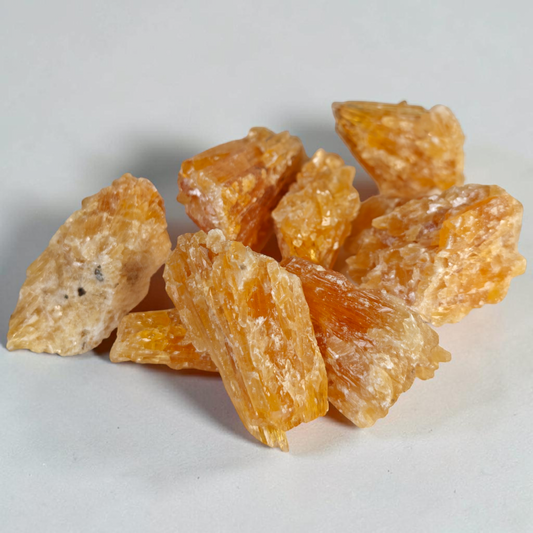 Honig Calcit aus Deutschland 0,5kg grob